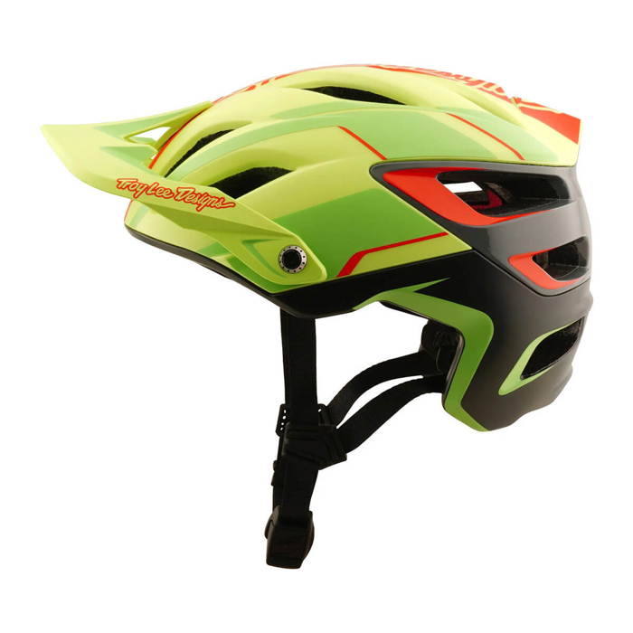 TROY LEE DESIGNS A3 HELMET LINES GLO YELLOW XS/S