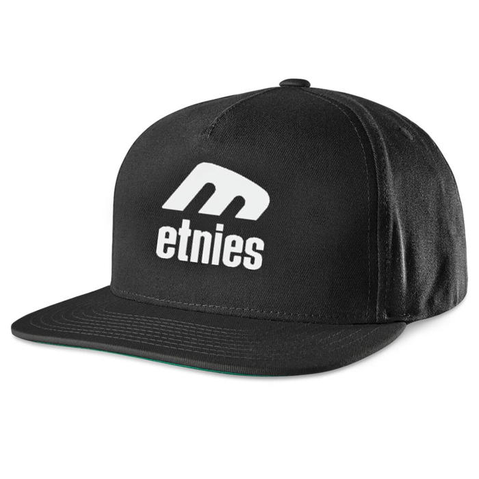 ETNIES ICON E SNAPBACK BLACK/WHITE UNI
