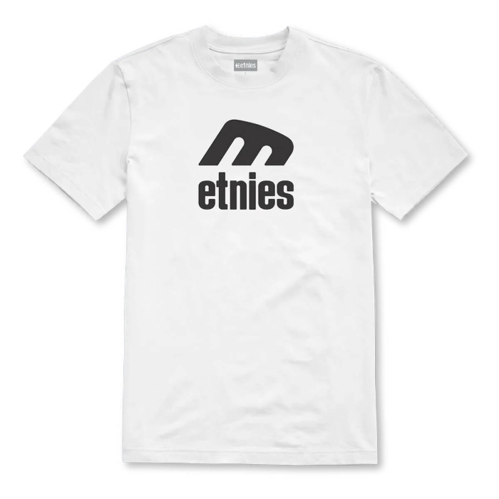 ETNIES ICON E T-SHIRT WHITE L