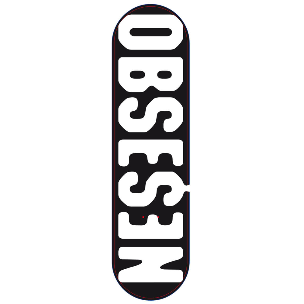 OBSESSION LOGO SM 8.5" DECK 8.5"