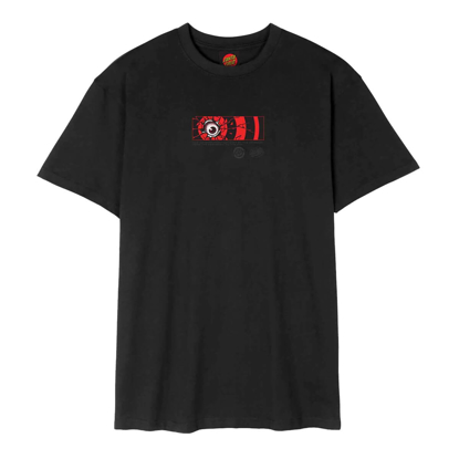 SANTA CRUZ ROSKOPP DISSECT STRIP T-SHIRT BLACK XL