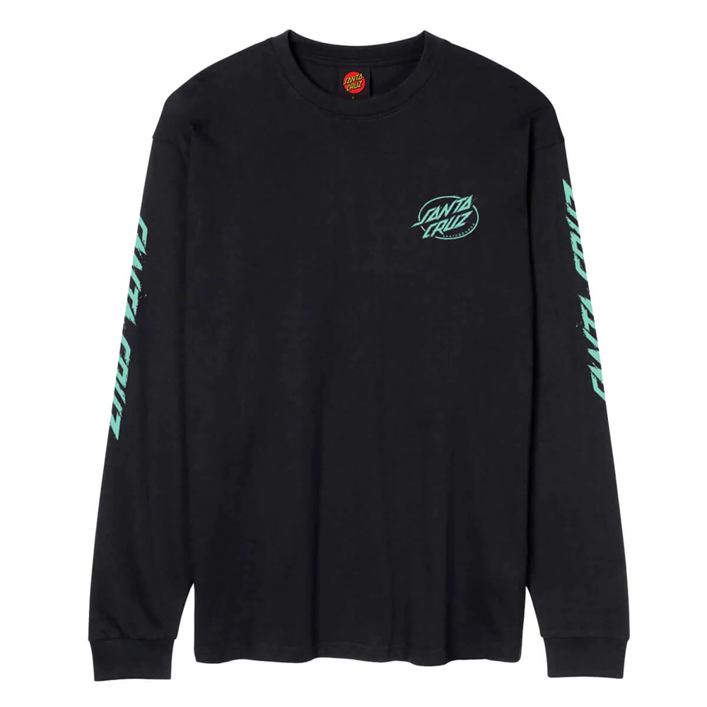 SANTA CRUZ CYBER DOT LONG SLEEVE BLACK L
