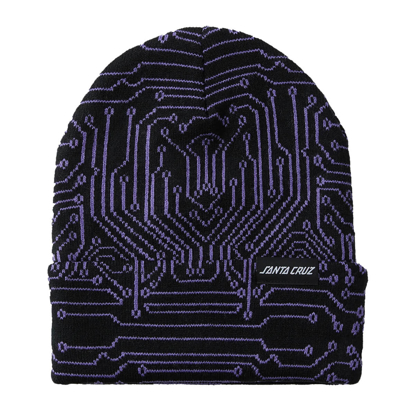 SANTA CRUZ CIRCUIT BEANIE BLACK UNI