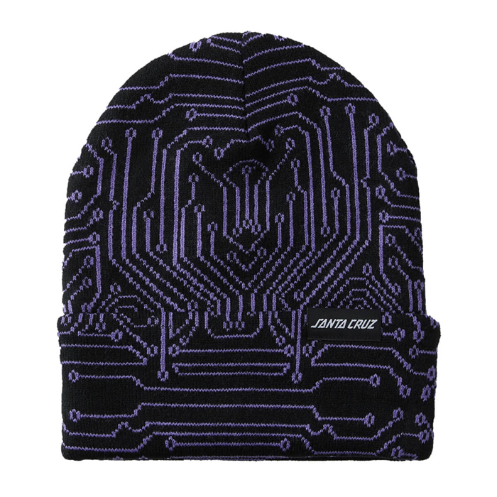 SANTA CRUZ CIRCUIT BEANIE BLACK UNI