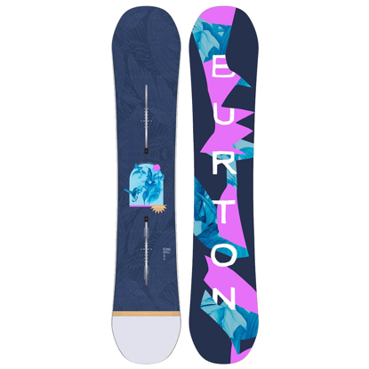 BURTON WOMEN'S YEASAYER SNOWBOARD NO COLOR 148
