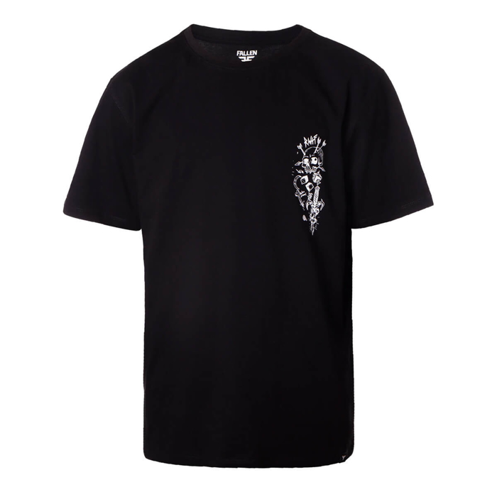 FALLEN FLASH ART T-SHIRT BLACK/WHITE L