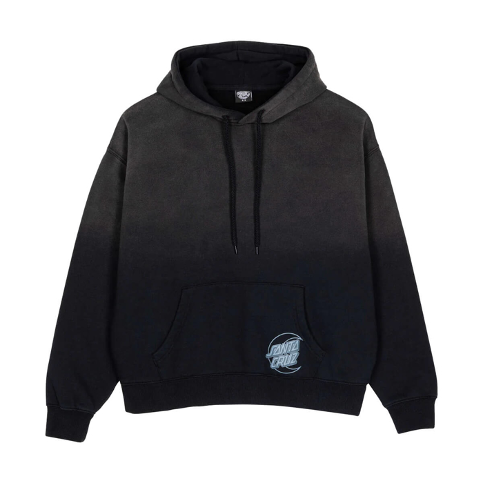 SANTA CRUZ IMPRINT MOON DOT HOOD BLACK WASH 6