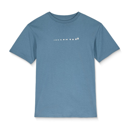 VOLCOM LONGOSNAKE TEE BLUE WASH S