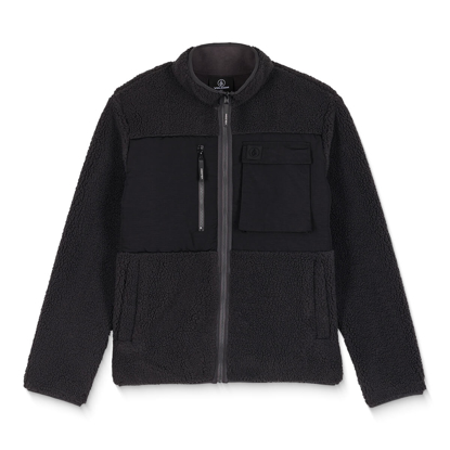 VOLCOM STORM STONE ZIP ASPHALT BLACK S