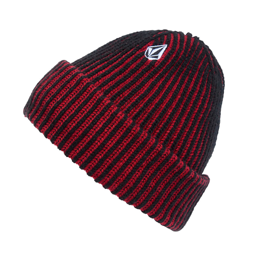 VOLCOM FULL STONE CUFF BEANIE LIFEGUARD RED UNI