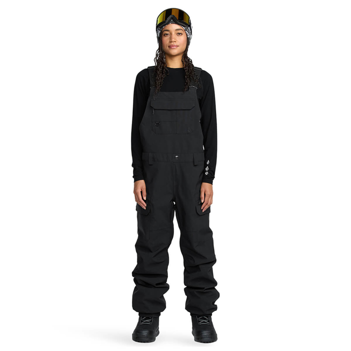 VOLCOM CRESTON 3D STRETCH BIB OVERALL BLACK S