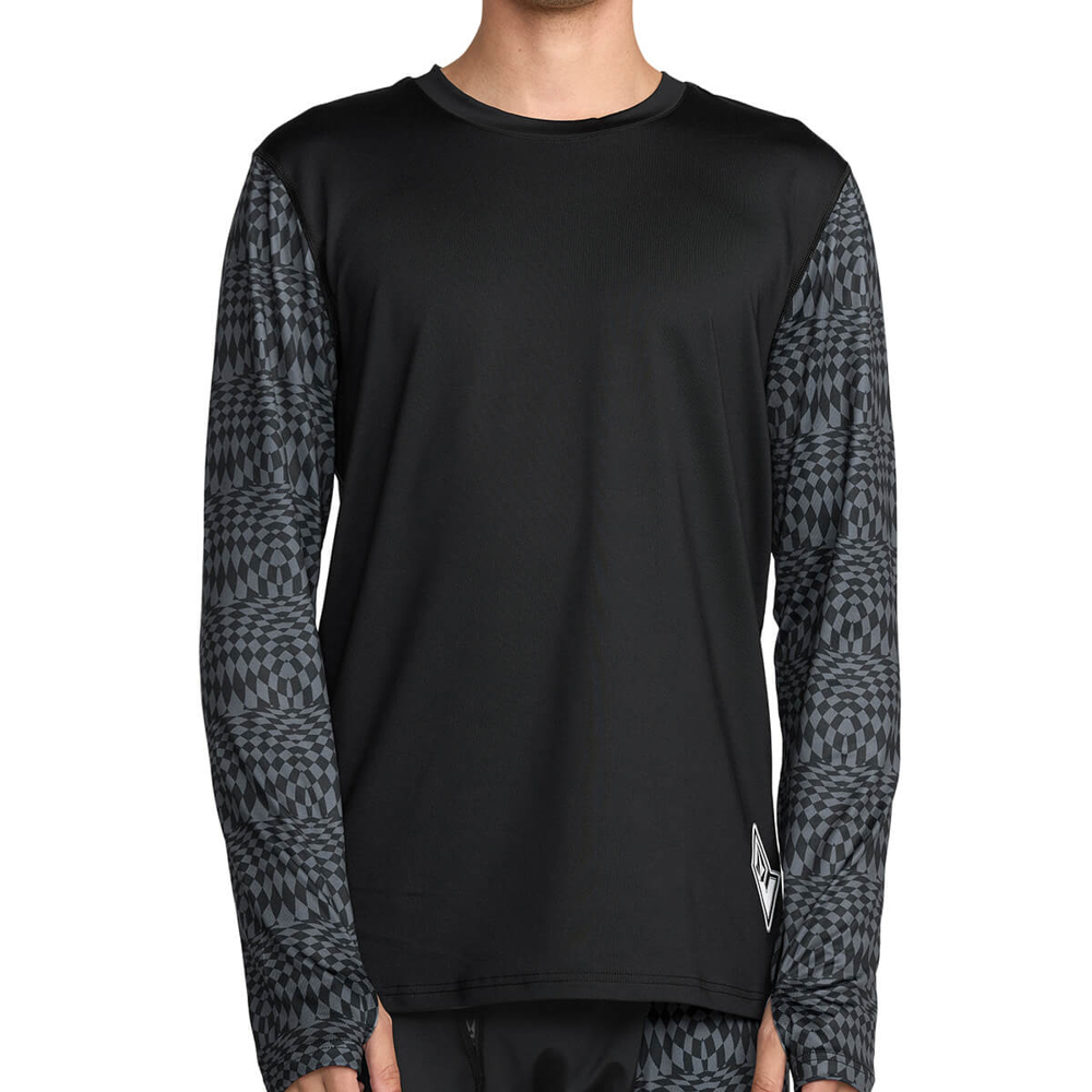 VOLCOM M V-SCIENCE CREW BLACK/CHARCOAL XL