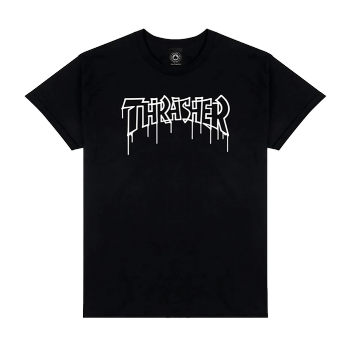 THRASHER MAGAZINE ONE-LINER T-SHIRT BLACK S