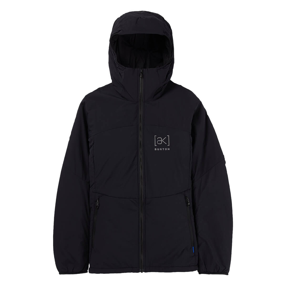 BURTON WOMEN'S [AK] HELIUM HOODED STRETCH INSULATED JACKET TRUE BLACK S