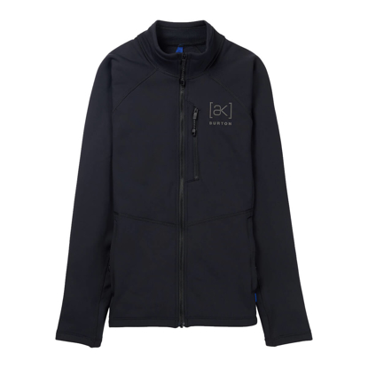 BURTON WOMEN'S [AK] BAKER STRETCH FLEECE FULL-ZIP TRUE BLACK S
