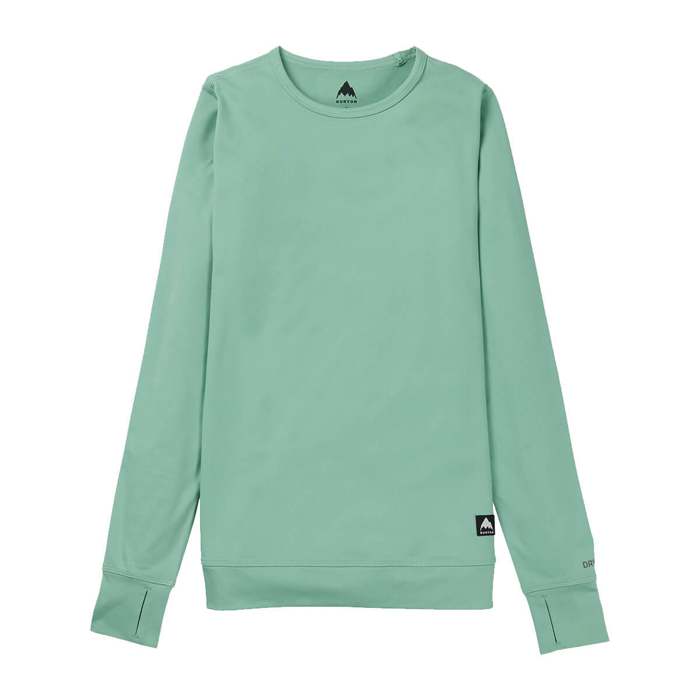 BURTON WOMEN'S MIDWEIGHT CREW SOFT SAGE XS