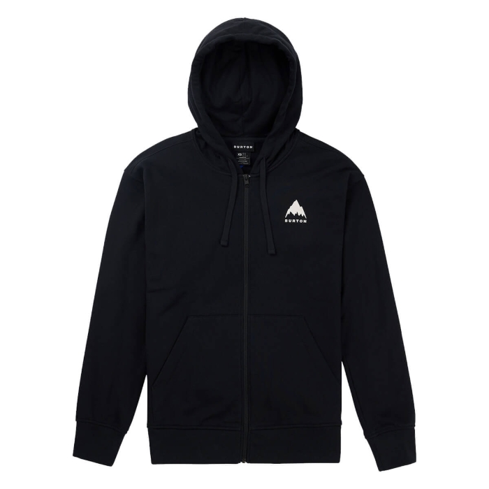 BURTON ELITE FULL ZIP HOODIE TRUE BLACK L