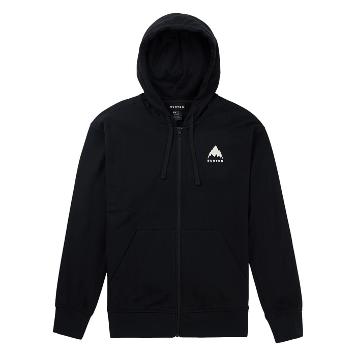BURTON ELITE FULL ZIP HOODIE TRUE BLACK XXS