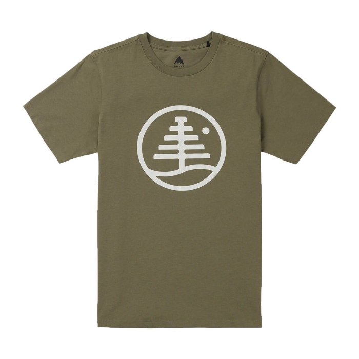 BURTON FAMILY TREE TEE FOREST MOSS L