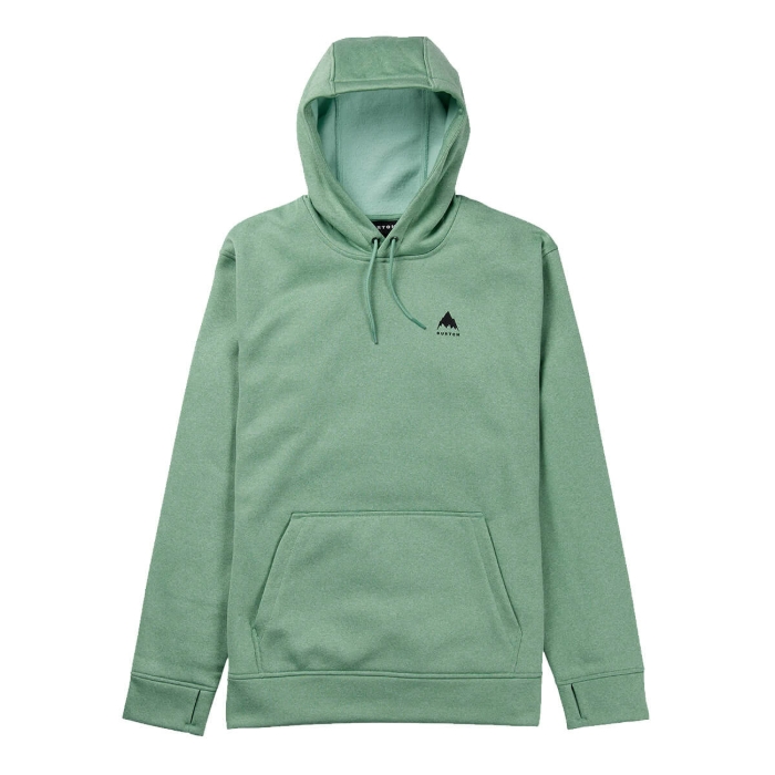 BURTON OAK PULLOVER HOODIE SOFT SAGE HEATHER S
