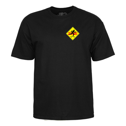 POWELL SKATE ZONE T-SHIRT BLACK S