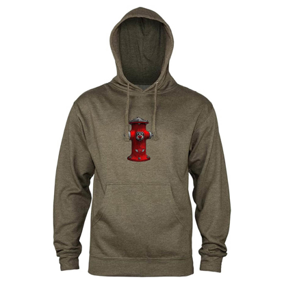 POWELL ANDERSON HYDRANT MID WEIGHT HOOD ARMY HEATHER M