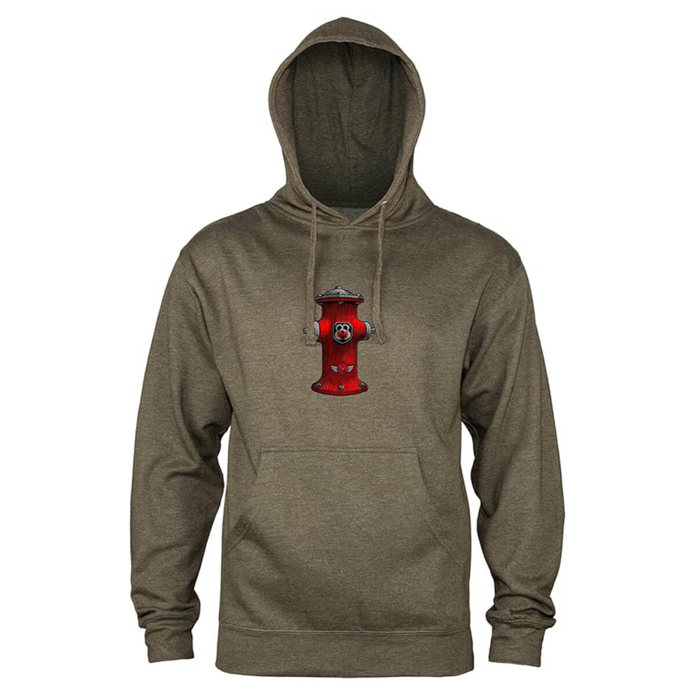 POWELL ANDERSON HYDRANT MID WEIGHT HOOD ARMY HEATHER XL