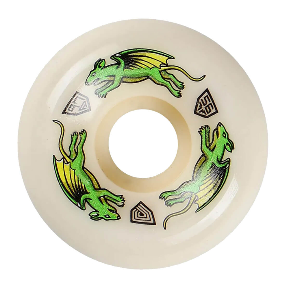 POWELL DRAGON FORMULA NANO RAT 56MM X 36MM V6 97A OFF WHITE 56MM