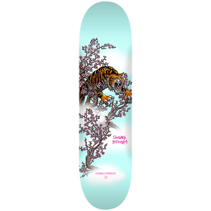 POWELL YOSOZUMI TIGER 248 8.25" K20 DECK LIGHT BLUE 8.25"