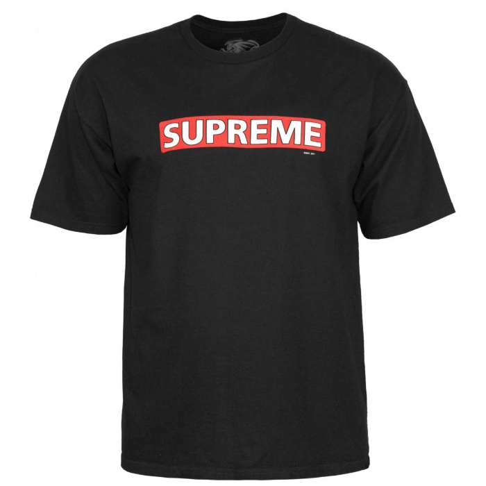 POWELL SUPREME T-SHIRT BLACK XXL