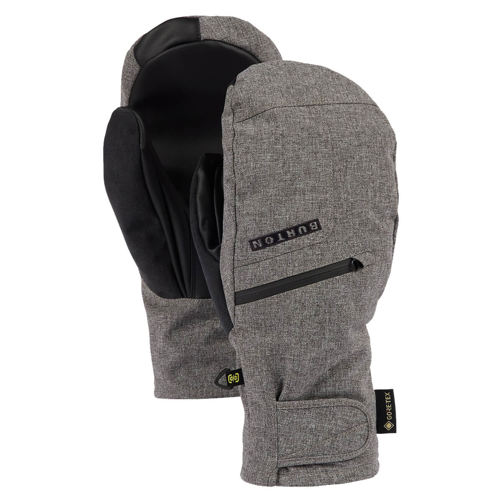 BURTON MEN'S GORE-TEX UNDER MITTENS GRAY HEATHER S