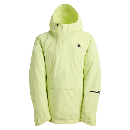 BURTON MEN'S RESERVE 2L RELAXED ANORAK GLOW YELLOW GREEN S