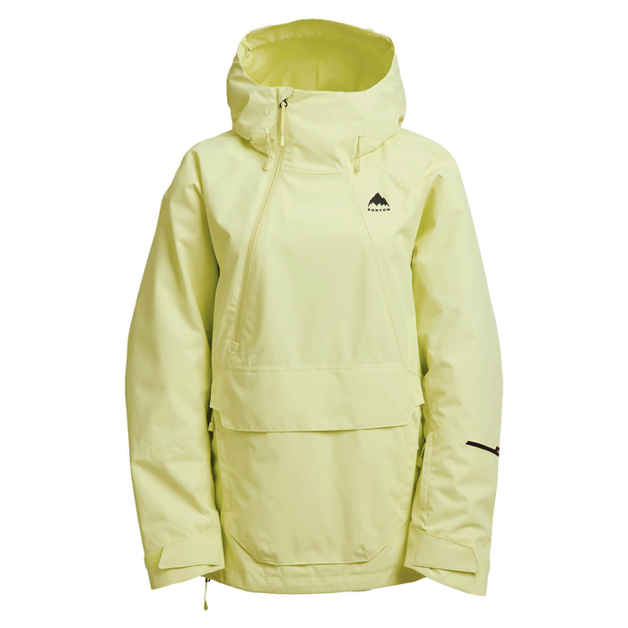 BURTON WOMEN'S RESERVE 2L RELAXED ANORAK GLOW YELLOW GREEN S