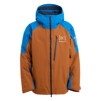 BURTON MEN'S [AK] CYCLIC GORE-TEX 2L JACKET CHESTNUT BROWN/BLUE TEAL M