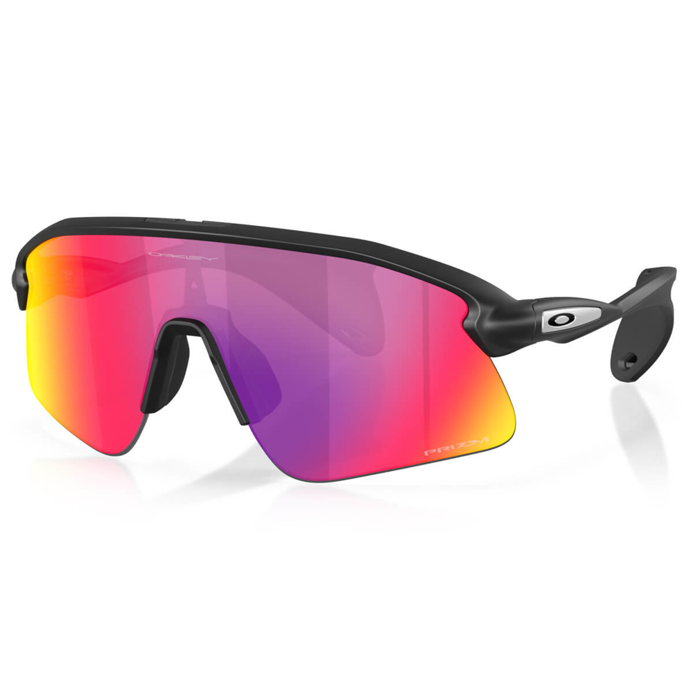 OAKLEY STUNT DEVIL MATTE BLACK FRAME | PRIZM ROAD LENSES UNI