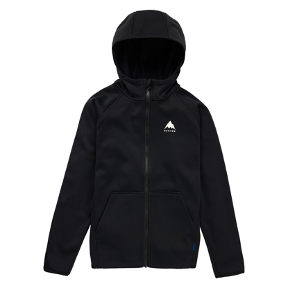BURTON KIDS' CROWN WEATHERPROOF FULL-ZIP FLEECE TRUE BLACK S