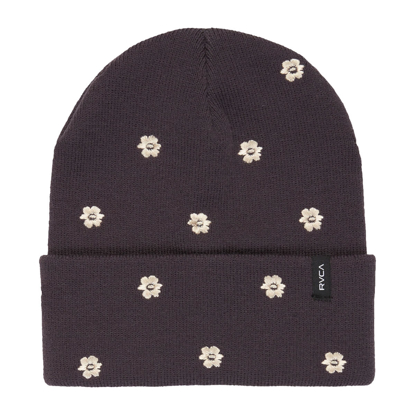RVCA EMBROIDERED ESSENTIAL BEANIE GRAVEL UNI