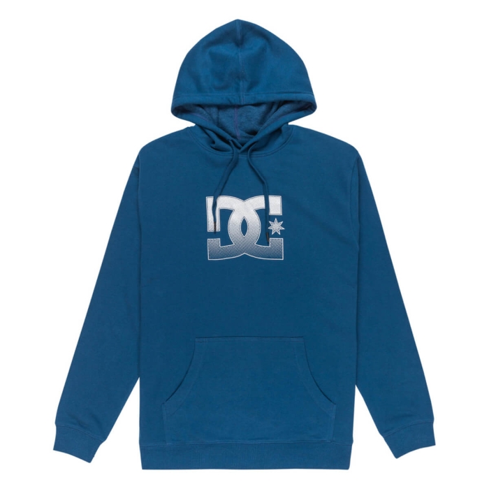 DC DC STAR REFLECTIVE HOODIE ESTATE BLUE XL