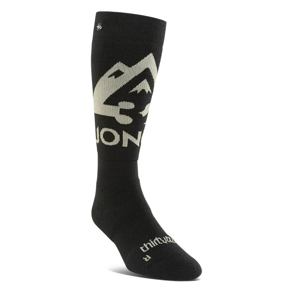 32 W JONES MERINO SOCK BLACK S/M