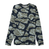 BURTON MEN'S MIDWEIGHT BASE LAYER CREWNECK GRAFFITI CAMO XL