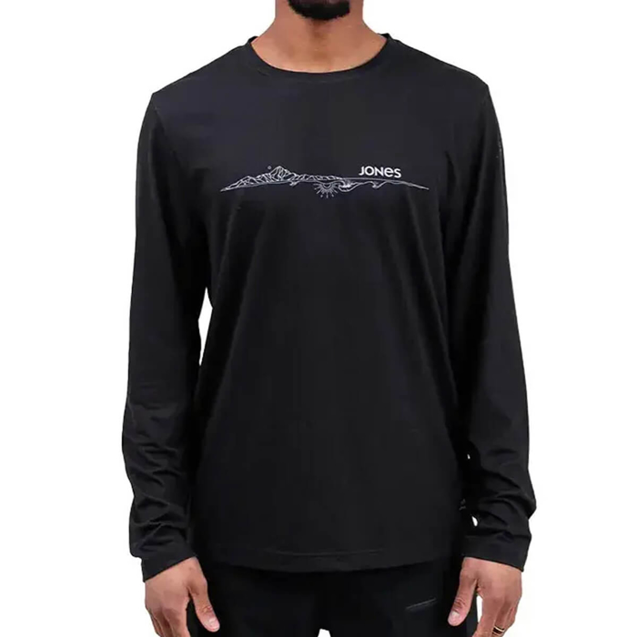 JONES RECYCLED TECH LS T-SHIRT STEALTH BLACK M