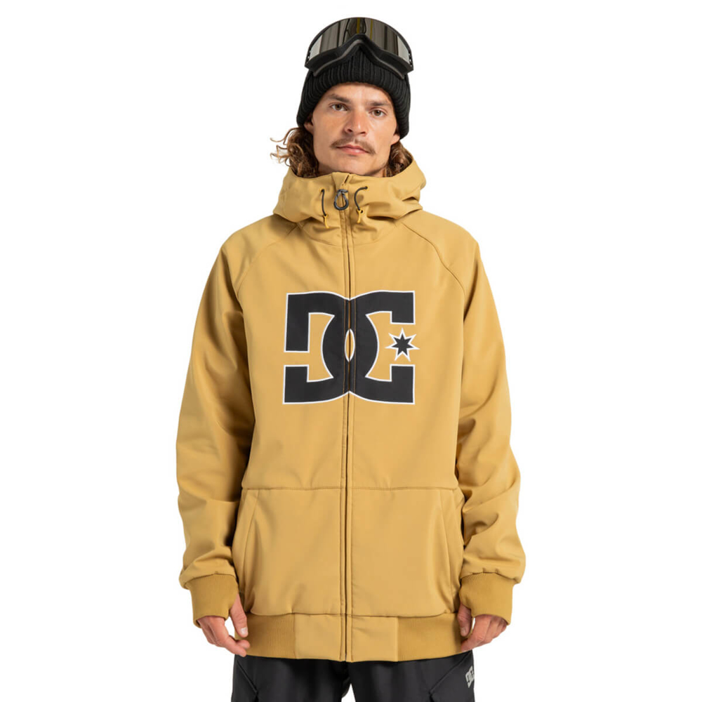 DC SPECTRUM SOFTSHELL JACKET MUSTARD GOLD S