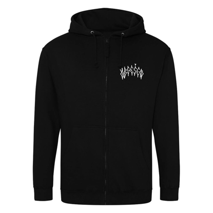 OBSESSION FAKIN ZIP HOOD PULLOVER BLACK L