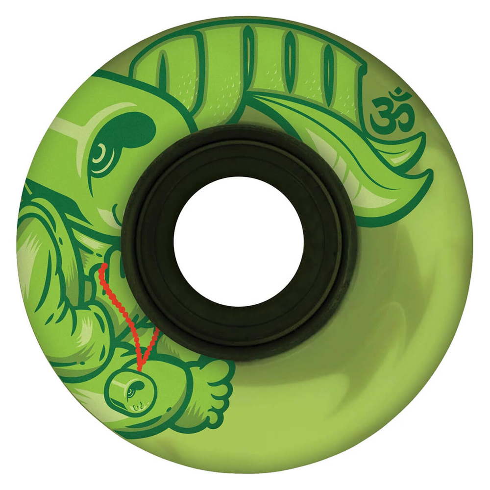 OJ CRU-ZEN MINI SUPER JUICE EMERALD MARBLE SWIRL 55MM 78A GREEN 55MM
