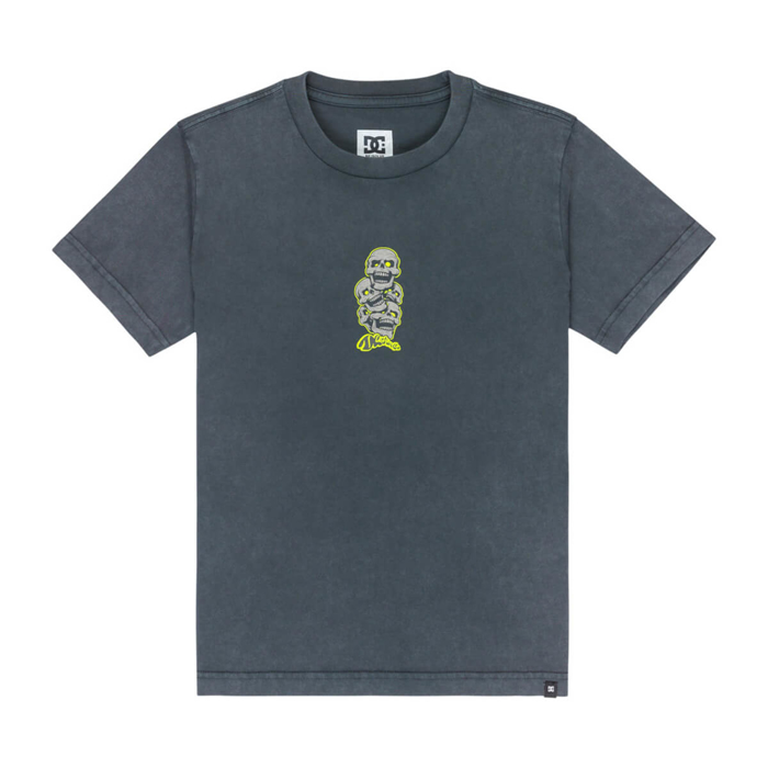 DC LAUGH STACK T-SHIRT BOY BLACK 10/S