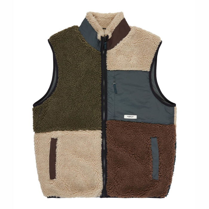 Element LAKE SHERPA VEST MULTICOLOR L