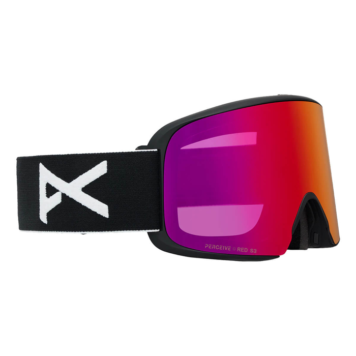 BURTON M6 GOGGLES + BONUS LENS BLACK|SUNNY RED/CLOUDY BURST UNI