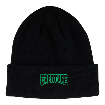 CREATURE LOGO OUTLINE BEANIE BLACK UNI