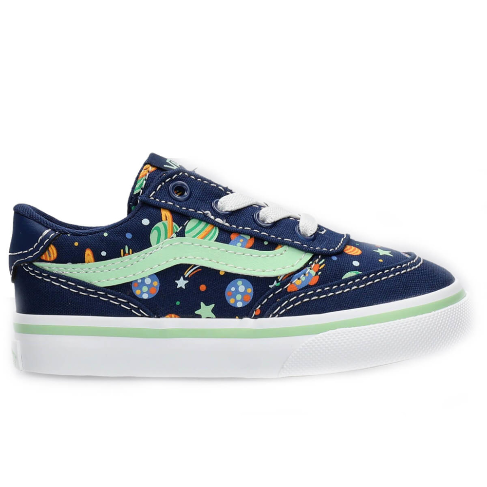 VANS BROOKLYN LS SLIP-ON OUT IN SPACE DEEP INDIGO 22
