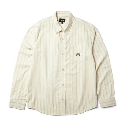 HUF CLASSIC ARCH LS OXFORD SHIRT BLEACH S